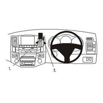 Brodit 653486 ProClip Lexus RX 300 04-09