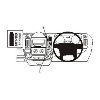 Brodit 653876 ProClip Fiat Ducato 07-15