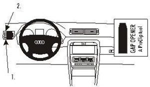 Brodit 802916 ProClip Audi A4 Avant 02-07