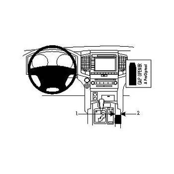 Brodit 834143 ProClip Toyota LandCruiser 09-16