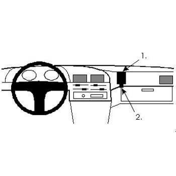 Brodit 851865 ProClip Volkswagen Taro 89-97