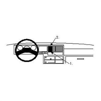 Brodit 851907 ProClip Volkswagen Caravelle 91-95