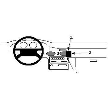 Brodit 851953 ProClip Mazda 626 92-97