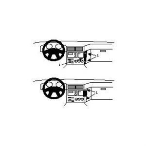 Brodit 851962 ProClip BMW 518-540/M5 E34 89-95