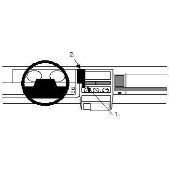 Brodit 852029 ProClip Jeep Grand Cherokee 93-95