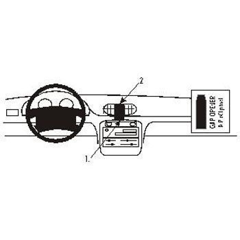 Brodit 852124 ProClip Hyundai Accent 95-99