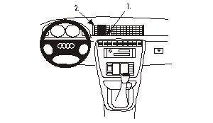 Brodit 852169 ProClip Audi A4 Audi S4