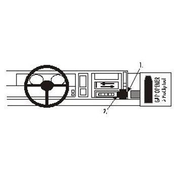 Brodit 852187 ProClip Jeep Cherokee 88-96