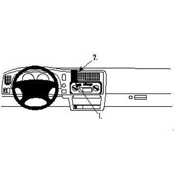 Brodit 852414 ProClip Mitsubishi L200/Pick Up 97-05