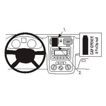 Brodit 853358 ProClip Volkswagen Golf V 04-06