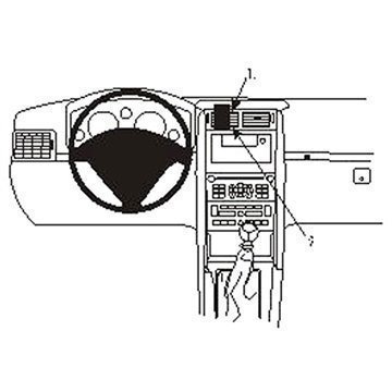 Brodit 853431 ProClip Peugeot 407 04-10