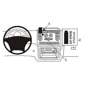 Brodit 853569 ProClip Mercedes Benz Viano 04-14