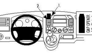 Brodit 853992 ProClip Volkswagen Caravelle 04-09