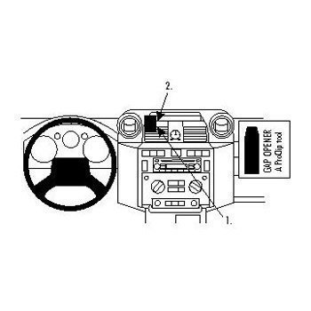 Brodit 854077 ProClip Land Rover Defender 07-16