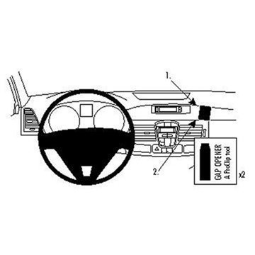 Brodit 854133 ProClip Renault Laguna 08-15