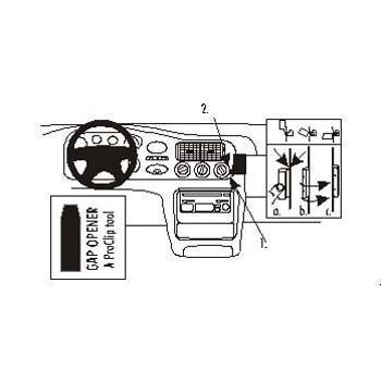 Brodit ProClip Ford Escort 98-01