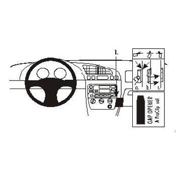 Brodit ProClip Ford Fiesta 96-02