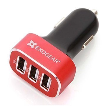 Exogear Exocharge 3 USB Ports Car Charger