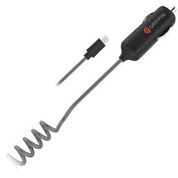 Griffin PowerJolt SE Lightning Autolaturi iPhone iPad iPod Musta