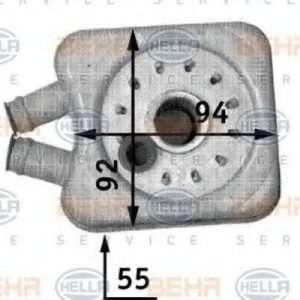 Hella Moottoriöljyn Jäähdytin