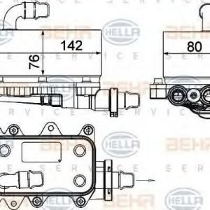 Hella Öljynjäähdytin Autom. Vaihteisto
