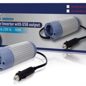 Invertteri 24 - 230 V 100 W USB