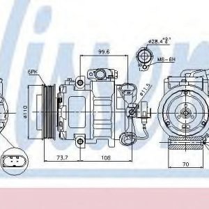 Nissens Kompressori Ilmastointilaite