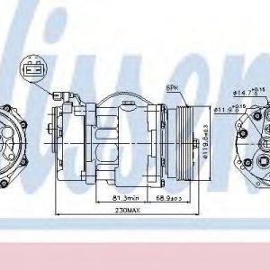 Nissens Kompressori Ilmastointilaite