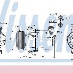Nissens Kompressori Ilmastointilaite