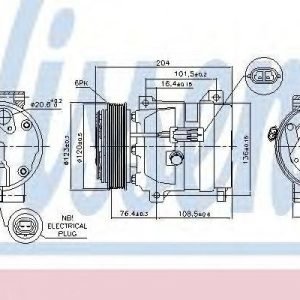 Nissens Kompressori Ilmastointilaite