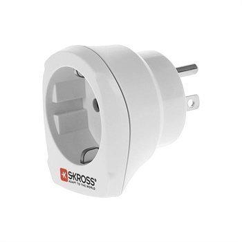 Skross USA / Europe Adapter White