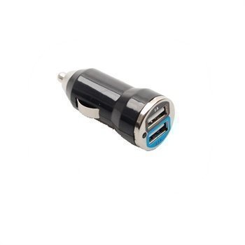 Universal DuoMini USB Car Charger Black