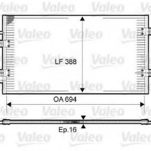 Valeo Lauhdutin Ilmastointilaite