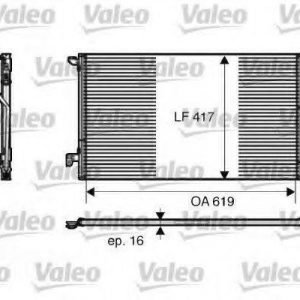 Valeo Lauhdutin Ilmastointilaite