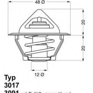 Wahler Termostaatti Jäähdytysneste