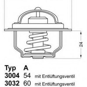 Wahler Termostaatti Jäähdytysneste