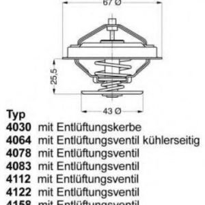 Wahler Termostaatti Jäähdytysneste