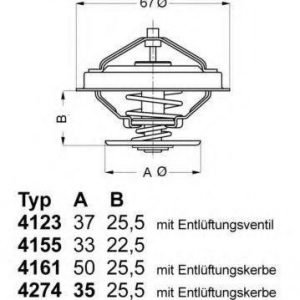 Wahler Termostaatti Jäähdytysneste