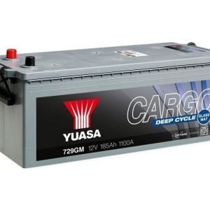 Yuasa 729GM 12V 185Ah 1100CCA Cargo Deep Cycle Glass Mat Käynnistysakku