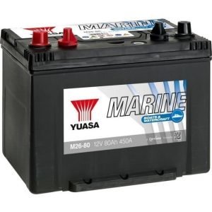 Yuasa M26-80 12V 80Ah 450CCA Marine akku