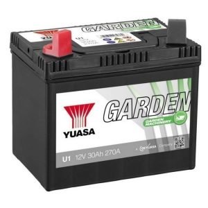 Yuasa U1 12V 30Ah 270CCA Garden akku