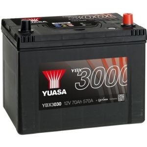 Yuasa YBX3030 12V 70Ah 570CCA SMF Käynnistysakku