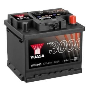 Yuasa YBX3063 12V 45Ah 425CCA SMF Käynnistysakku