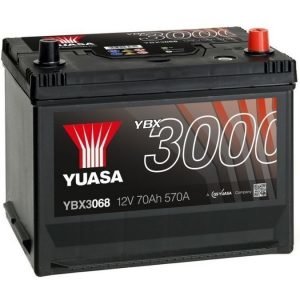 Yuasa YBX3068 12V 70Ah 570CCA SMF Käynnistysakku
