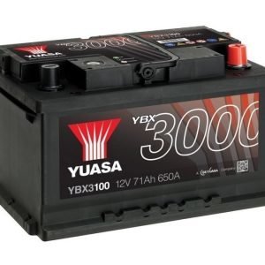 Yuasa YBX3100 12V 71Ah 650CCA SMF Käynnistysakku