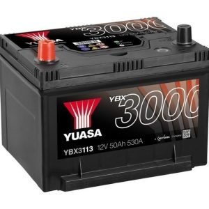 Yuasa YBX3113 12V 50Ah 530CCA SMF Käynnistysakku