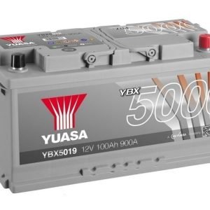 Yuasa YBX5019 12V 100Ah 900CCA Silver High Perfomance SMF Käynnistysakku