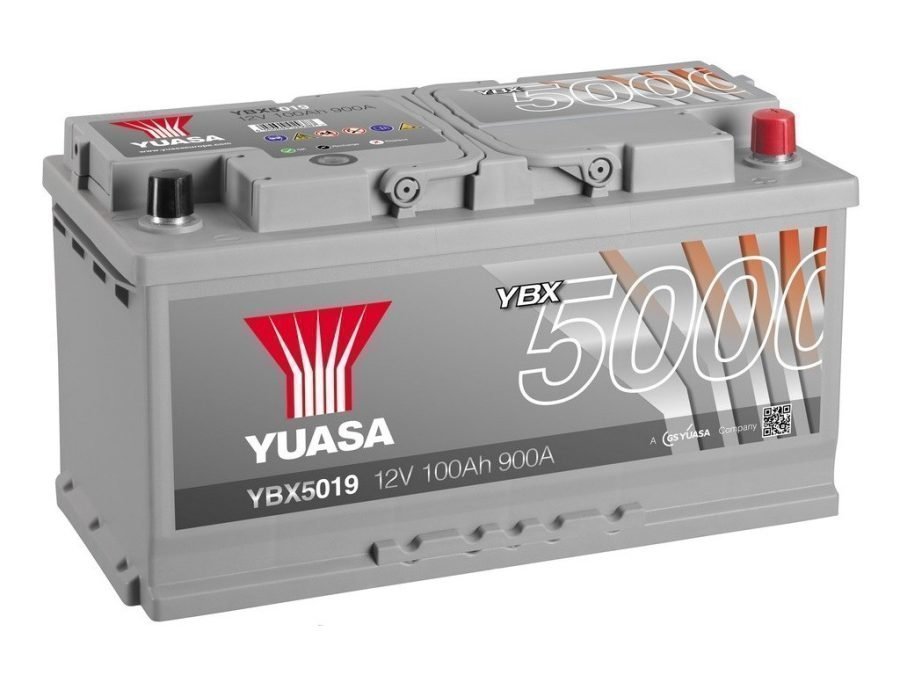 Yuasa YBX5019 12V 100Ah 900CCA Silver High Perfomance SMF Käynnistysakku
