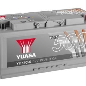 Yuasa YBX5020 12V 110Ah 900CCA Silver High Perfomance SMF Käynnistysakku