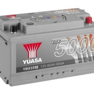 Yuasa YBX5110 12V 85Ah 800CCA Silver High Perfomance SMF Käynnistysakku